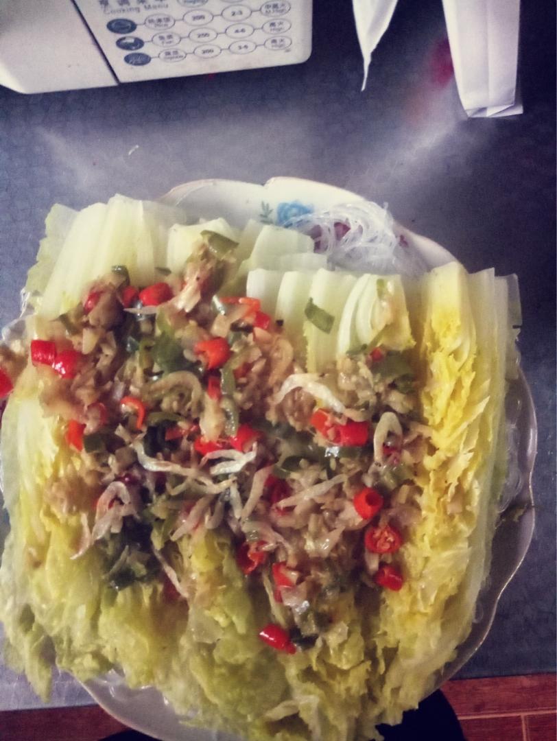 蒜蓉粉丝蒸娃娃菜