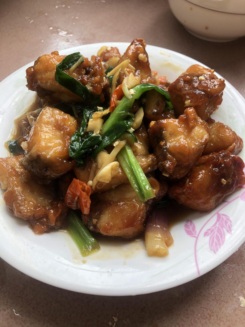 红烧鱼块