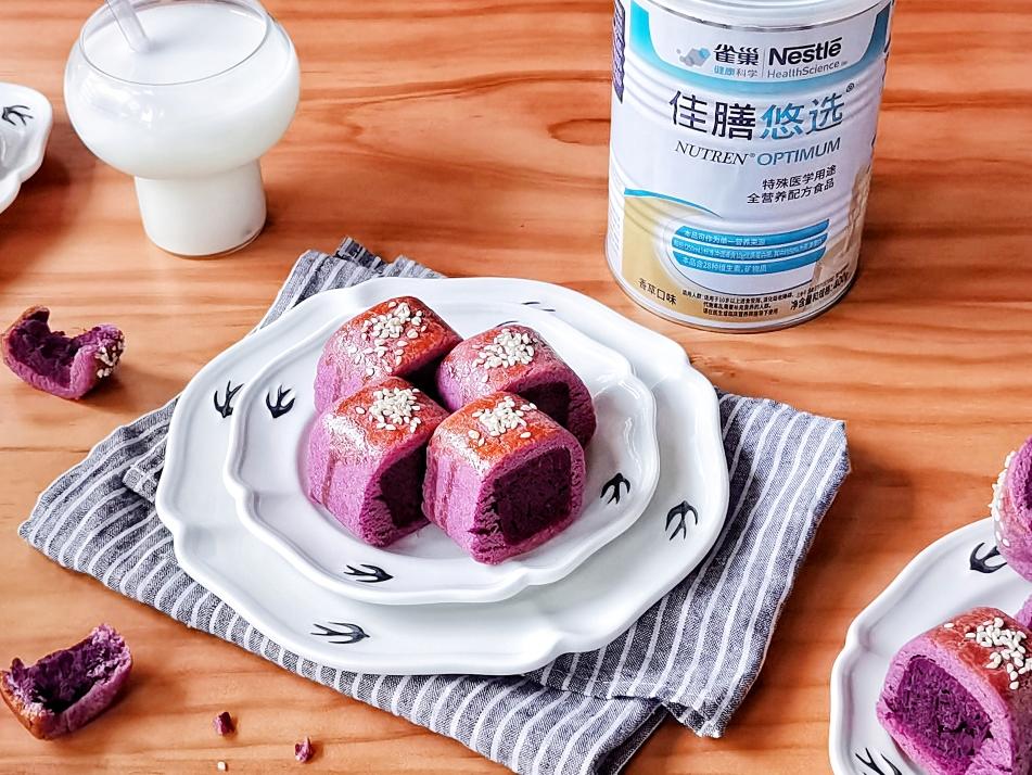 紫薯小酥｜营养甜糯的做法