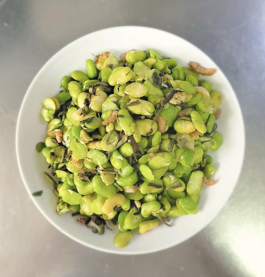 【0589】香椿金钩烧蚕豆  <302小厨房>