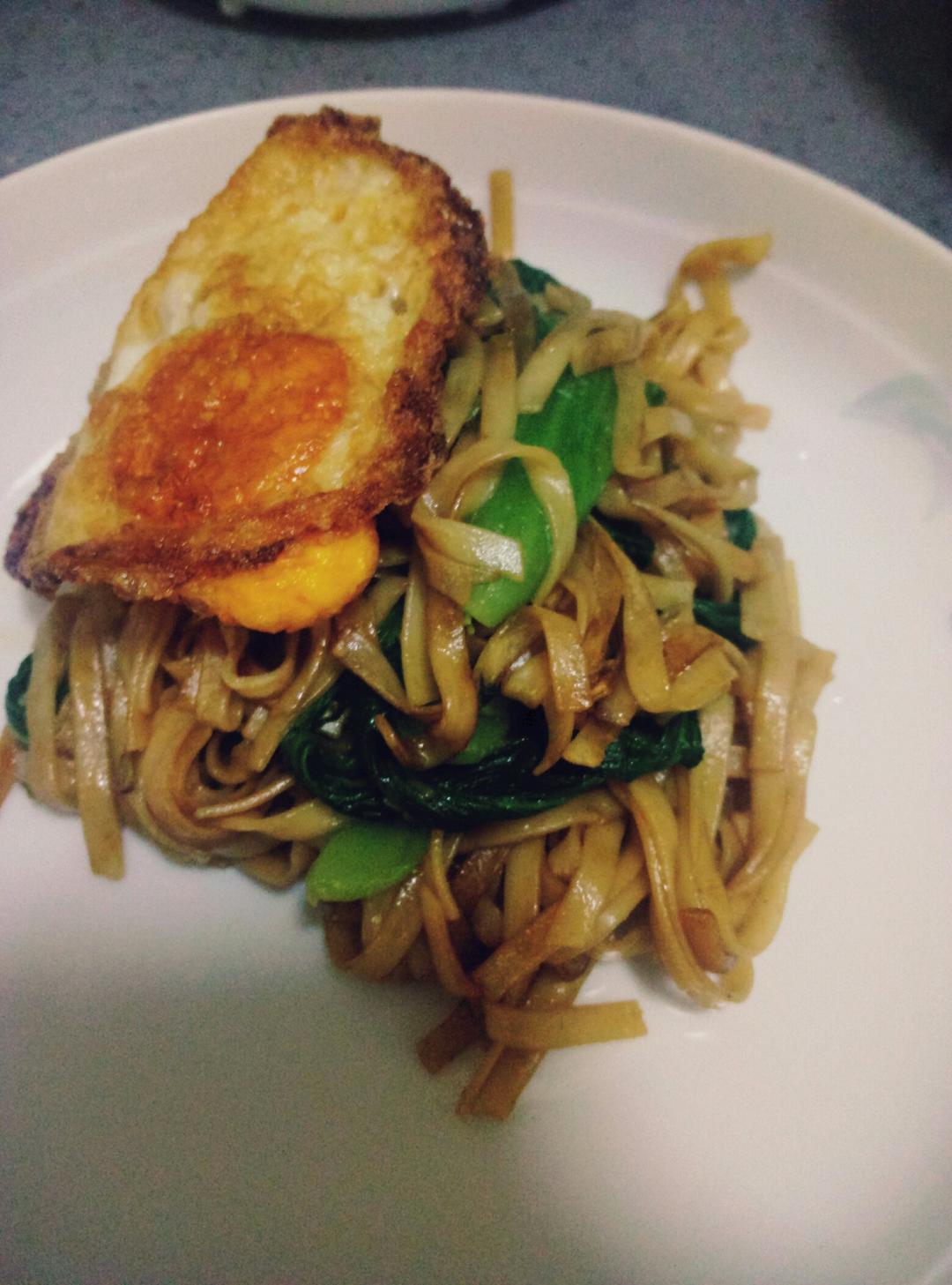 蚝油老抽拌面 --- 快手美味早饭