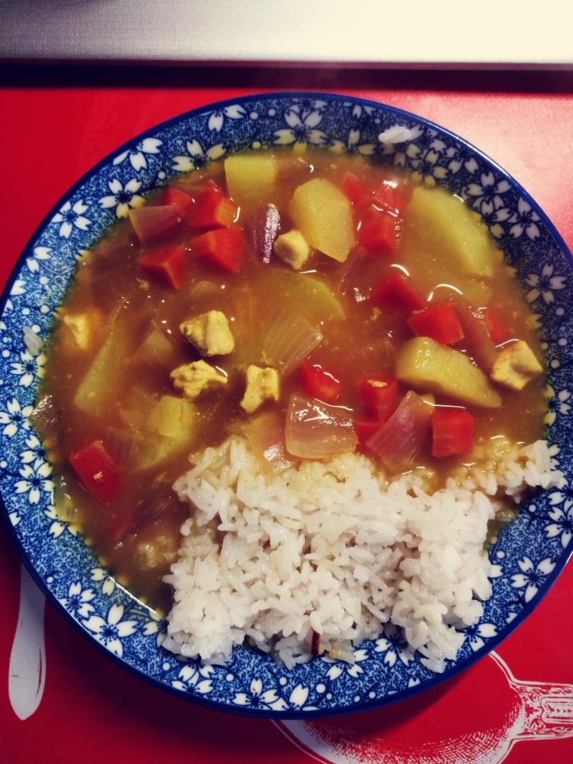 【电饭煲咖喱饭√】寝室学生福音☆ 超简单超好次♪！