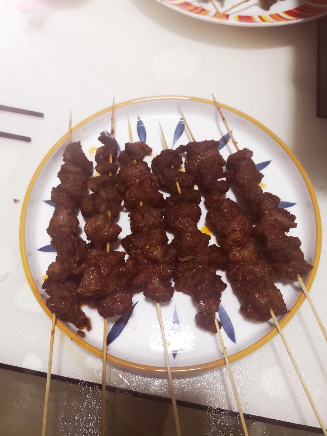 烤箱版新疆羊肉串