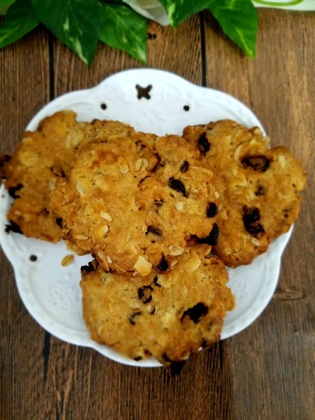 燕麦葡萄干饼干