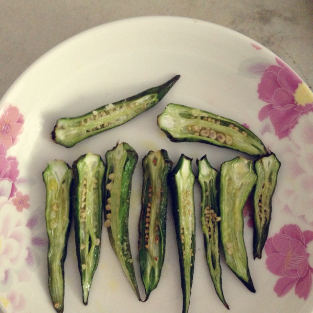 盐烤秋葵