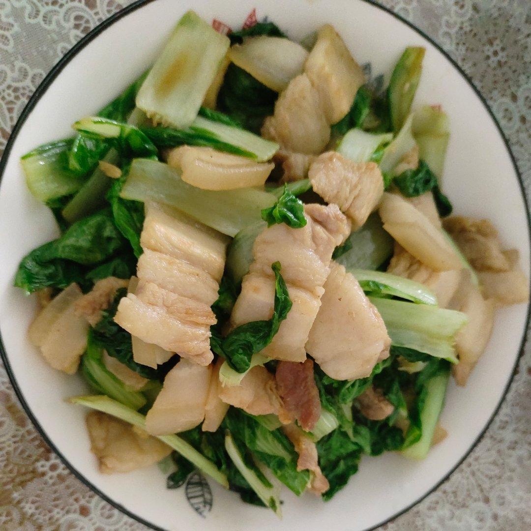 小白菜炒肉