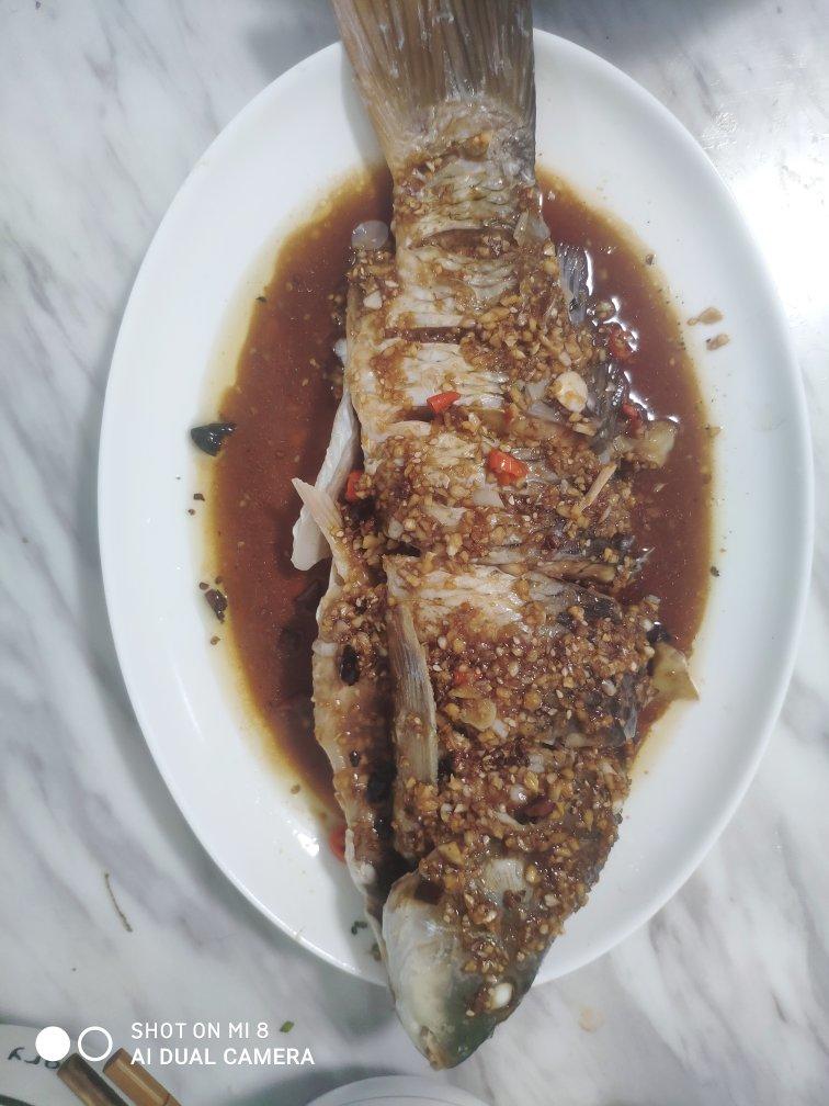 蒜泥鲤鱼