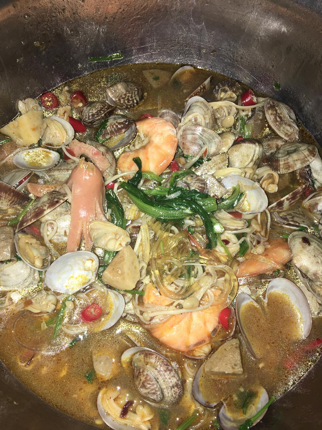锡纸花甲粉的做法