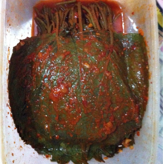 朝鲜族风味的苏子叶咸菜