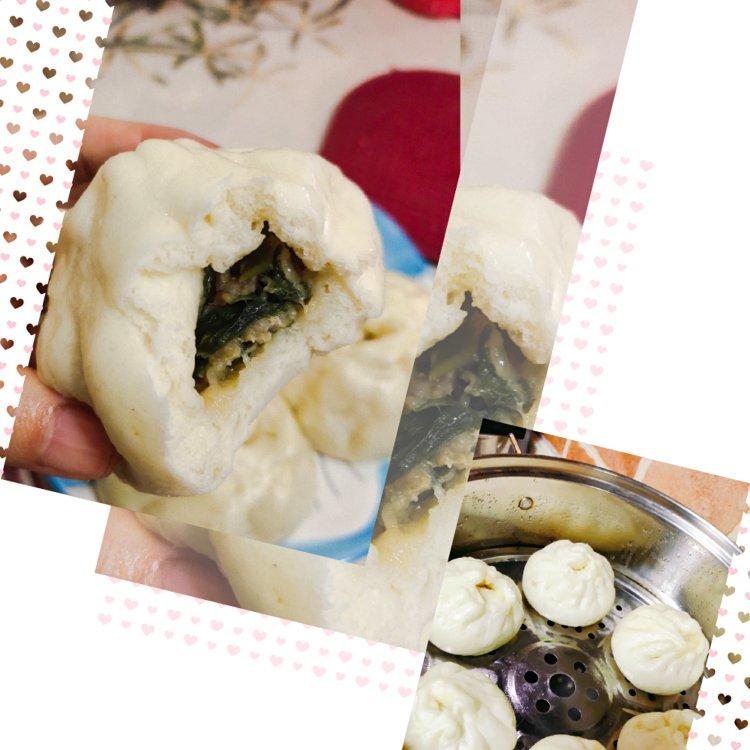 松软多汁的肉包子