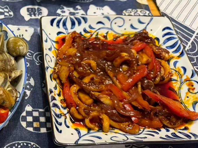 铁板鱿鱼