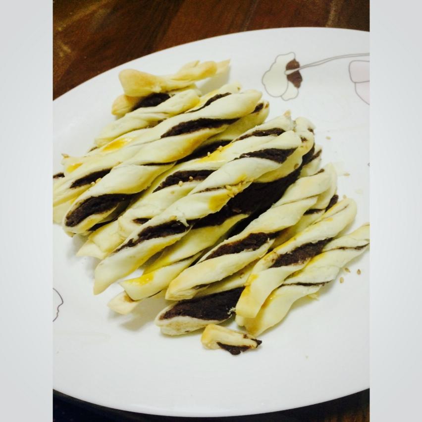 豆沙扭扭酥