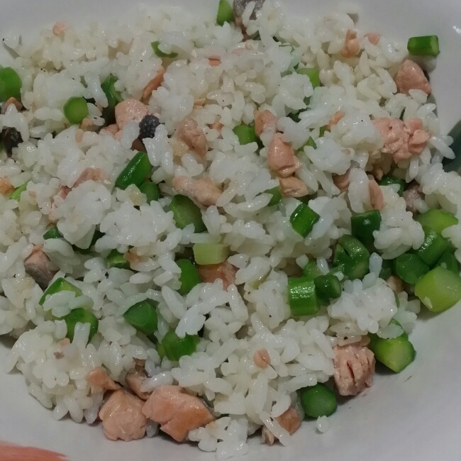 三文鱼炒饭