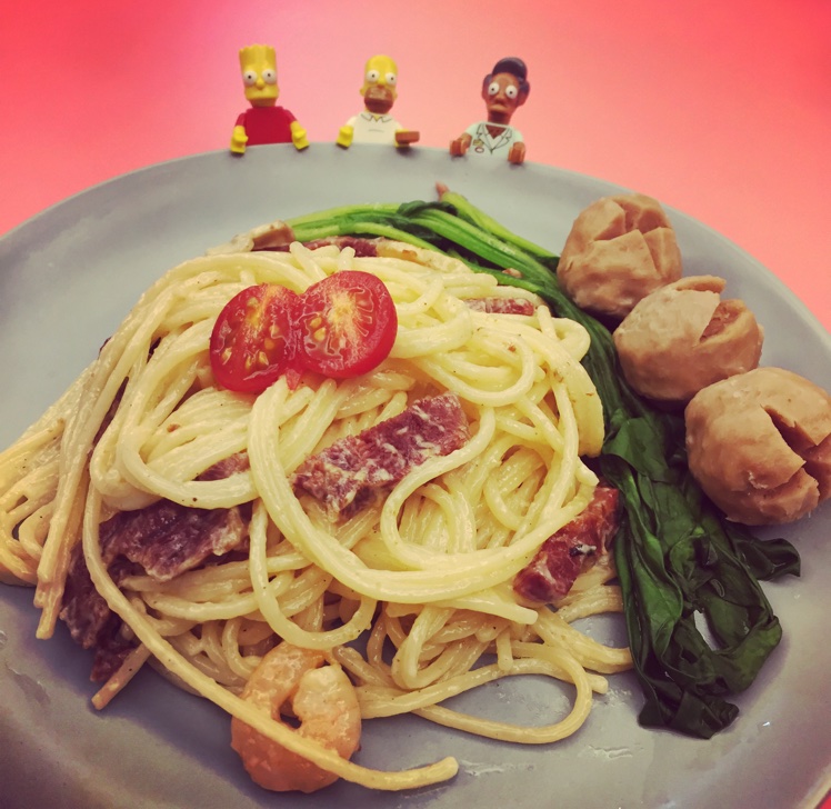超简单的奶汁培根意面Carbonara