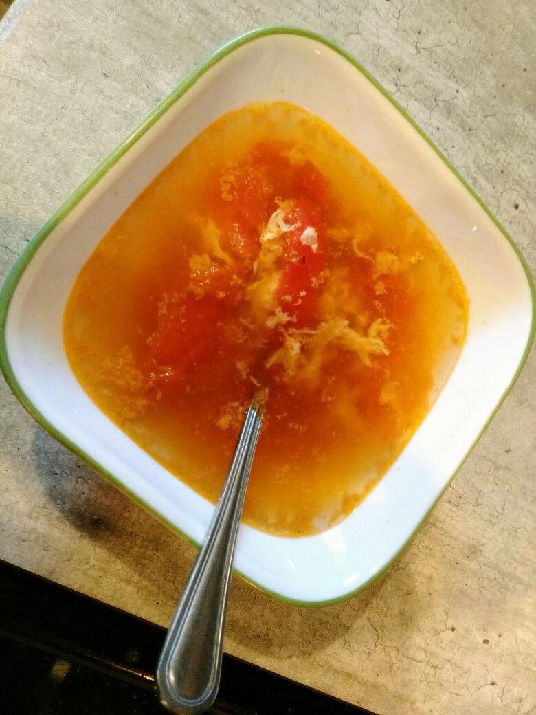好喝到爆的西红柿鸡蛋汤