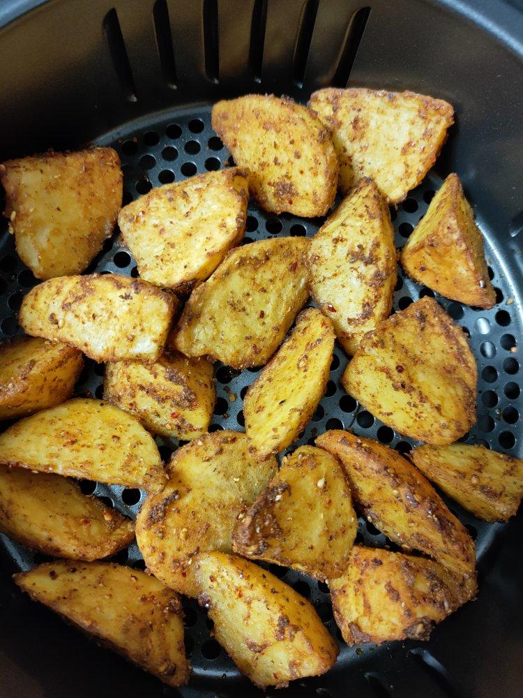 空气炸锅版烤薯角（烤土豆）