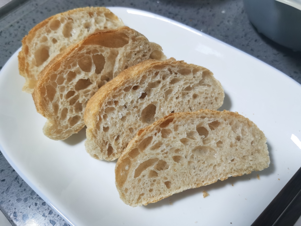 【ciabatta】家庭版恰巴塔，软乎乎的拖鞋面包