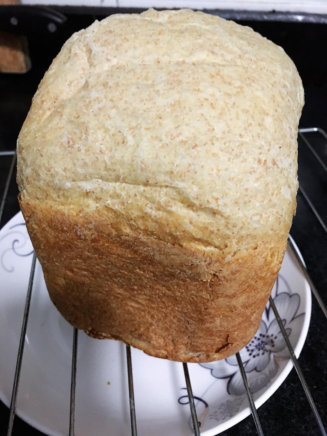 全麦吐司面包（低脂）的做法