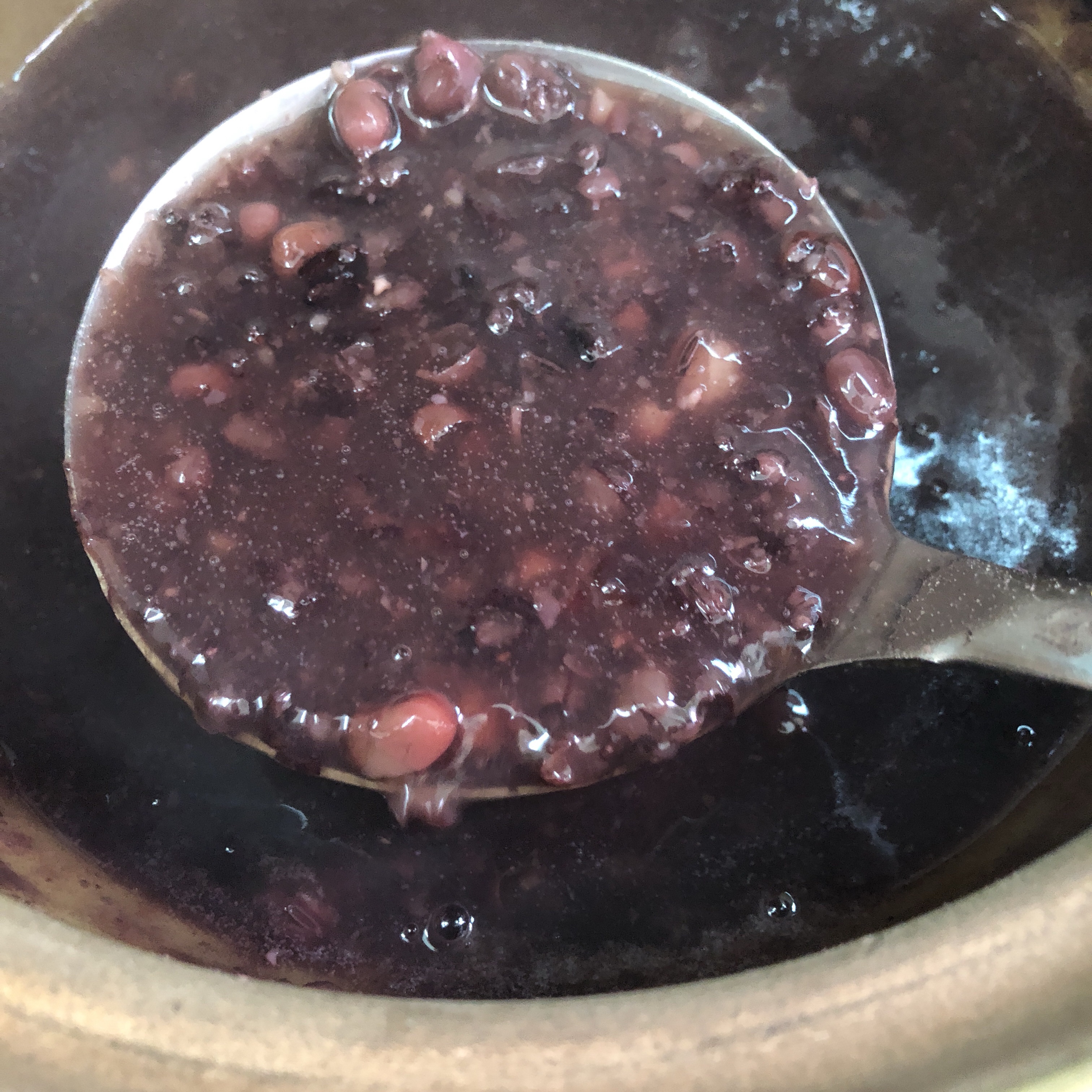 紫米红豆西米椰奶露的做法 步骤2