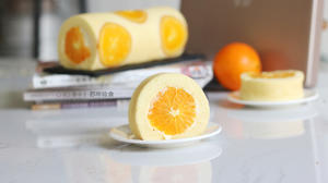 满满“一颗橙子”的香橙蛋糕卷的做法 步骤26