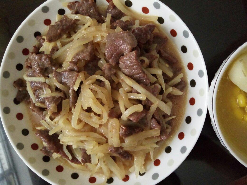 萝卜炒牛肉（超下饭感动哭系列）