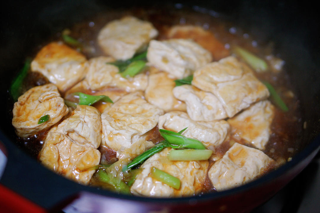 大葱烧豆腐