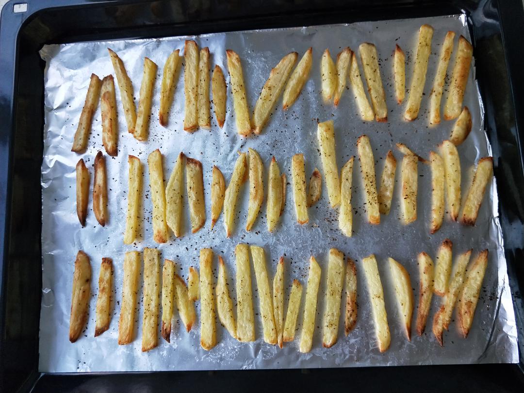 2勺油搞定炸薯条（烤箱版 ）