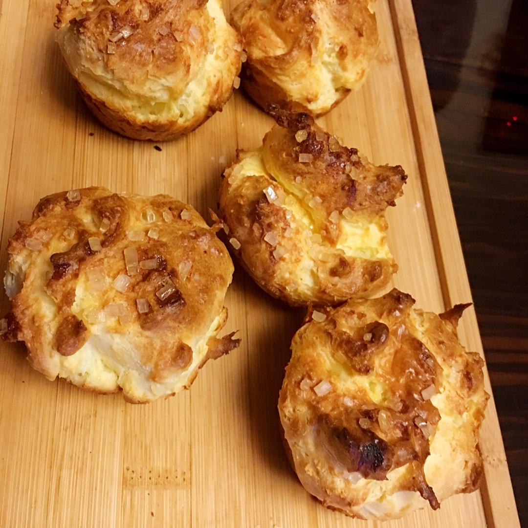 莫尼卡美食厨房：Chouquettes 法式小泡芙