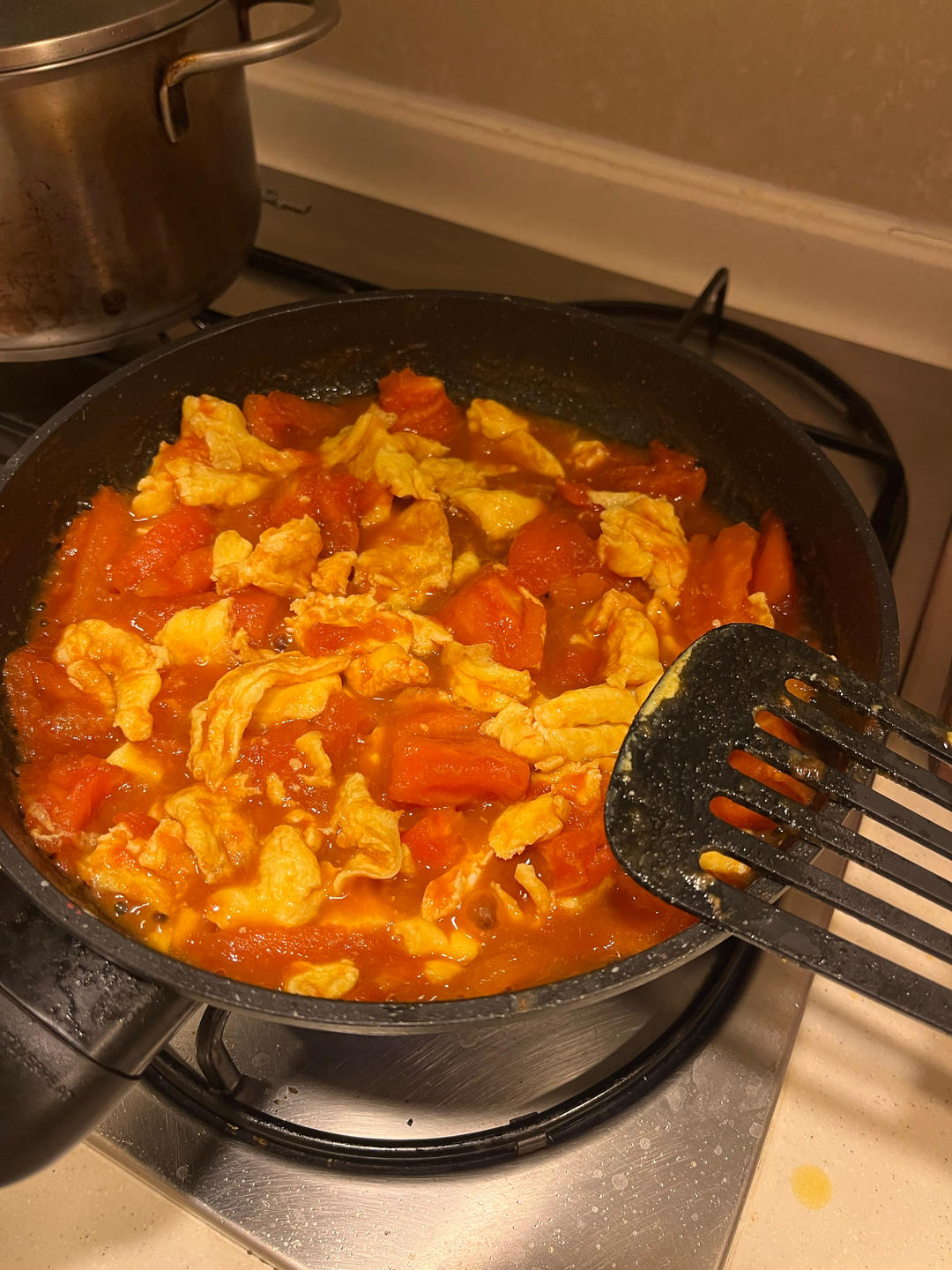 ㊙️一人食|饭店风味番茄炒蛋做法揭秘