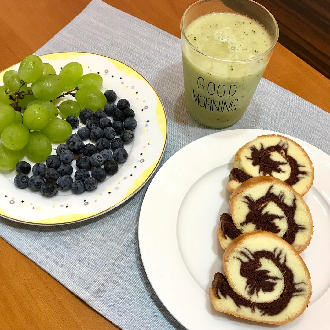 可可旋风蛋糕卷（视频）