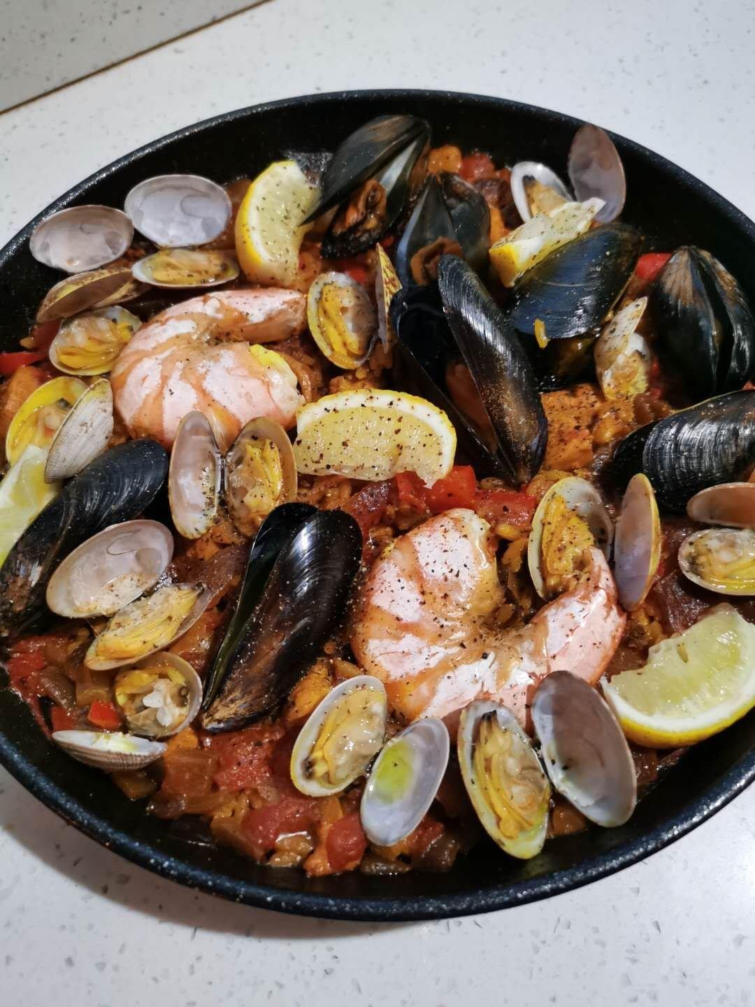 【曼食慢语】Seafood Paella 西班牙海鲜饭