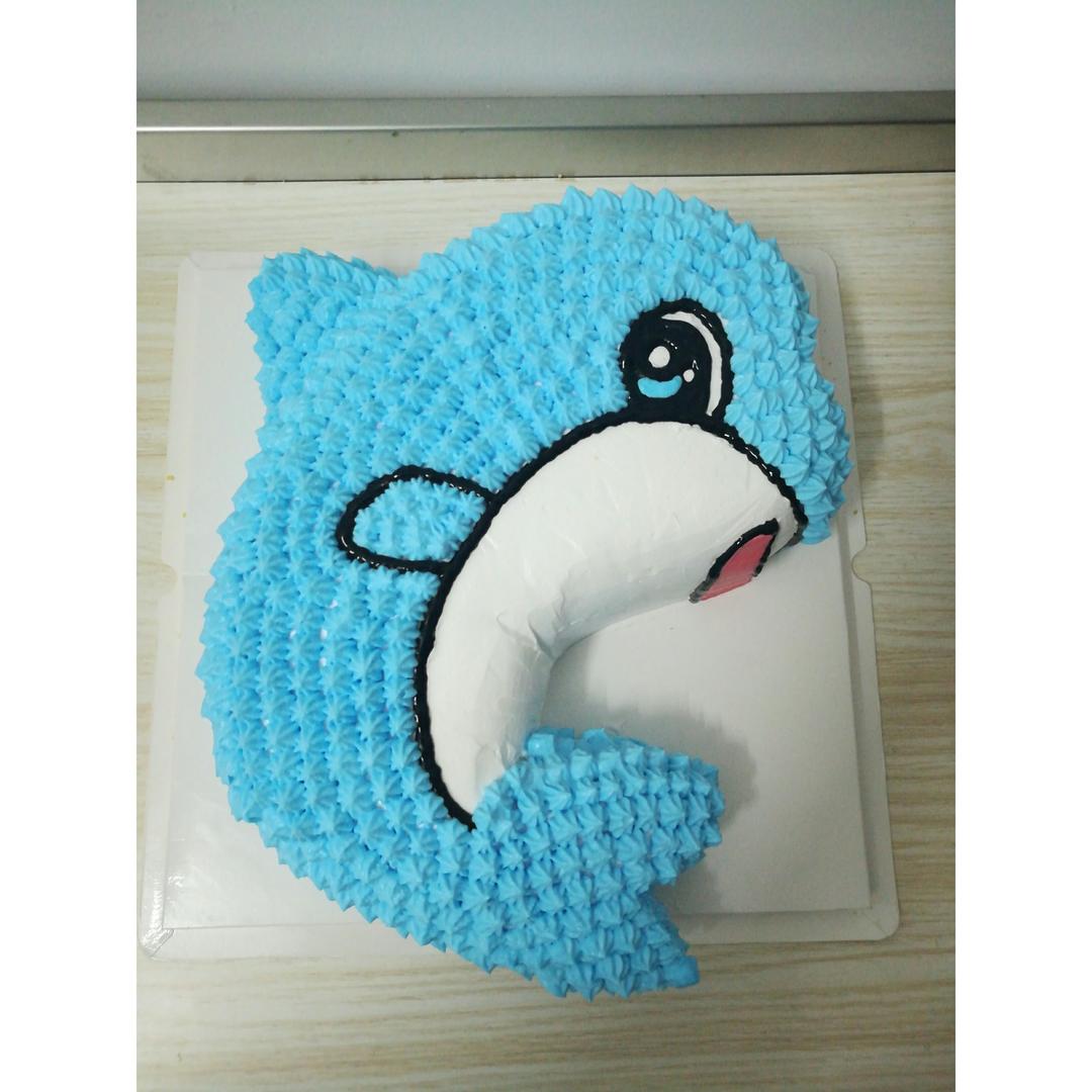 手机用户4265_5agw做的粉红海豚蛋糕