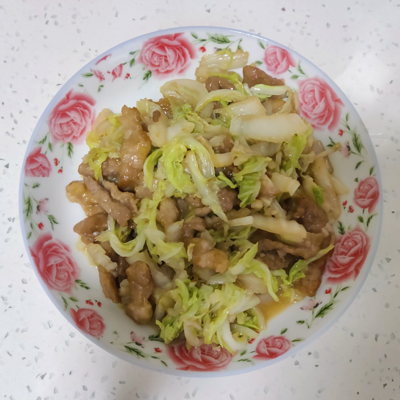 白菜炒肉