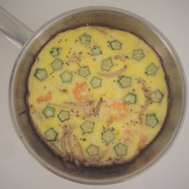 芦笋虾仁早餐蛋饼