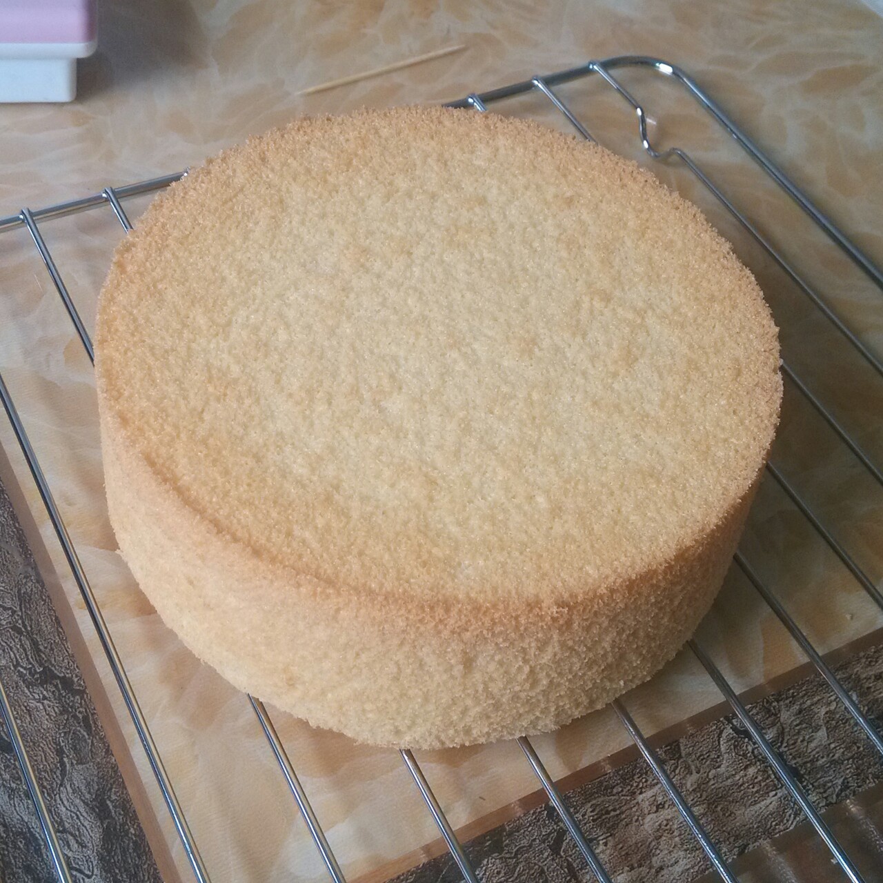 6寸原味戚风蛋糕