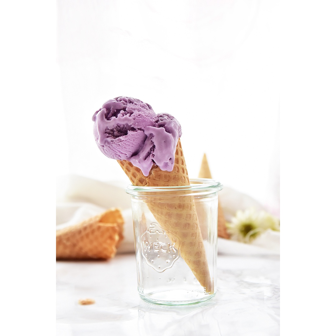 supersuper超超超做的蜂蜜紫薯冰淇淋