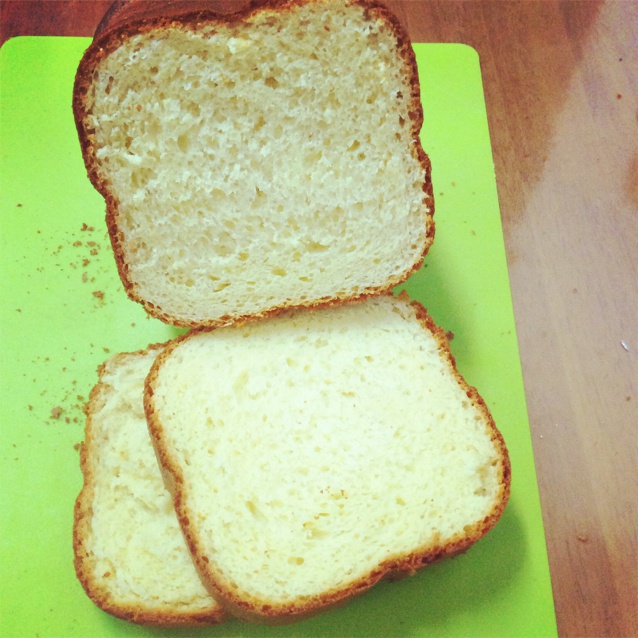 超级好吃的原味面包（面包机版）