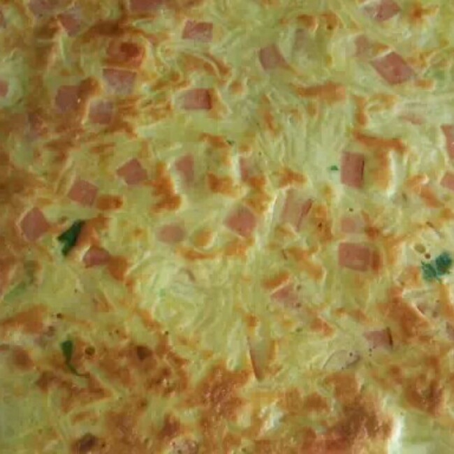香葱火腿鸡蛋饼