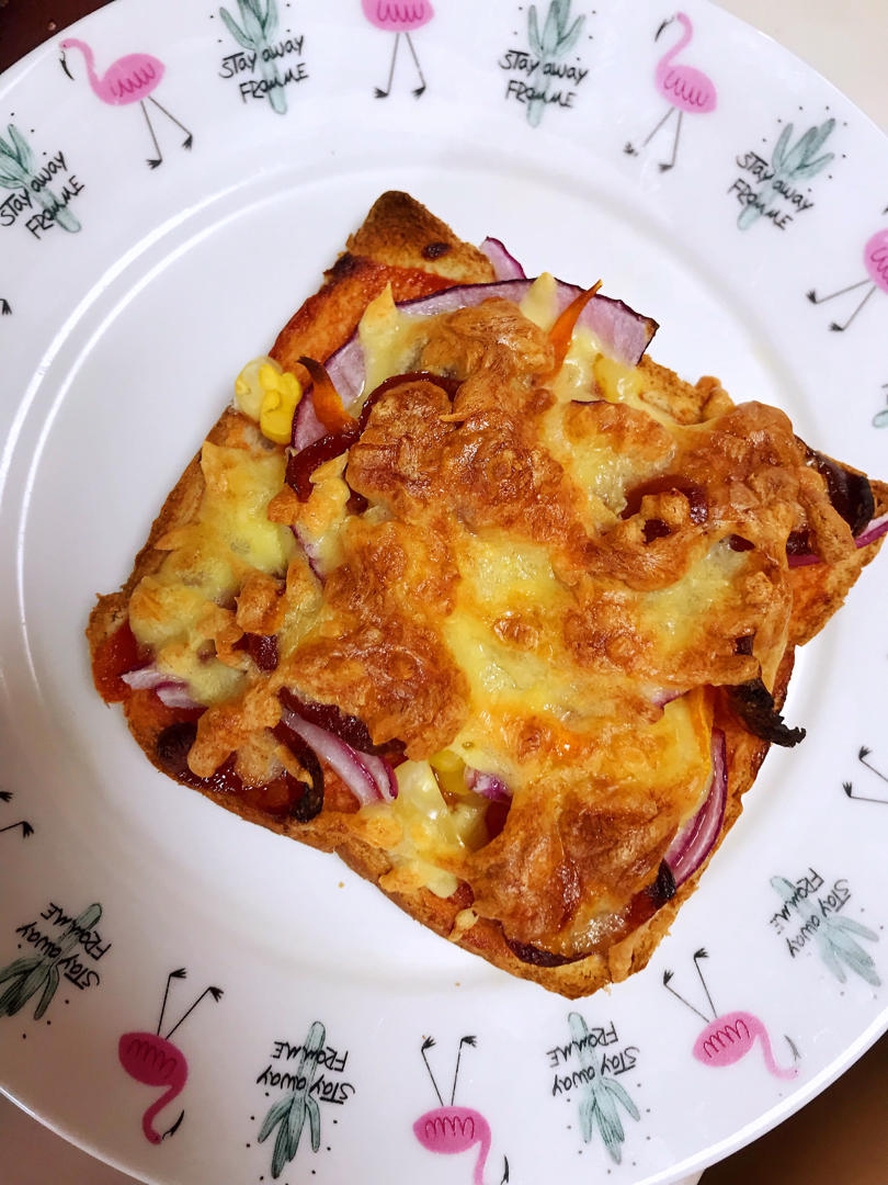 超好吃面包披萨🍕