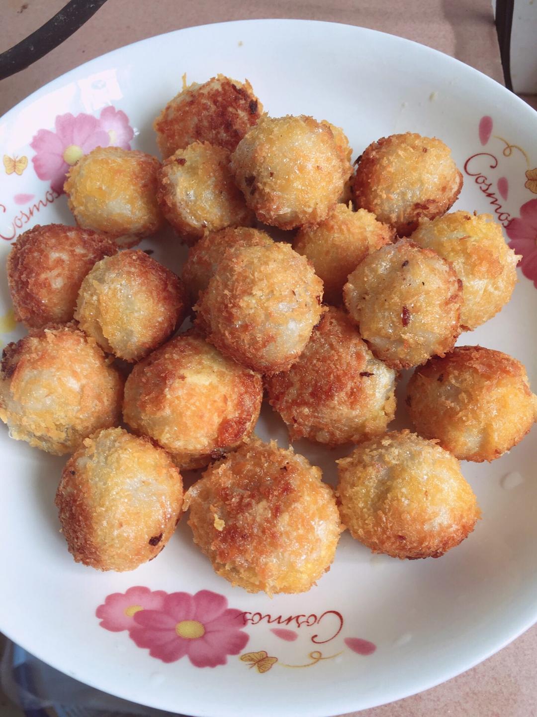 家常炸汤圆的做法