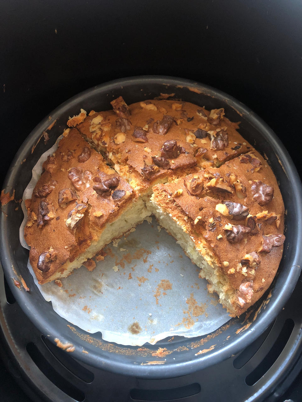 空气炸锅红枣核桃磅蛋糕（无泡打粉）