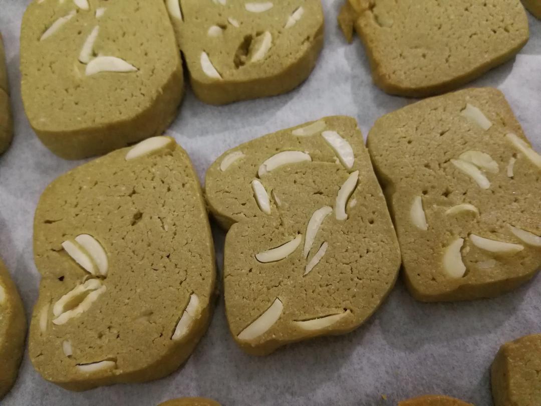 抹茶杏仁饼干