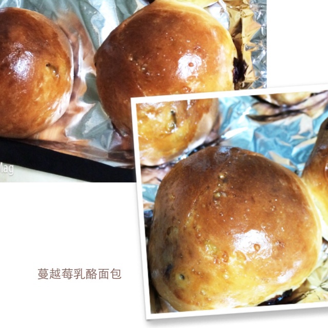 蔓越莓乳酪面包