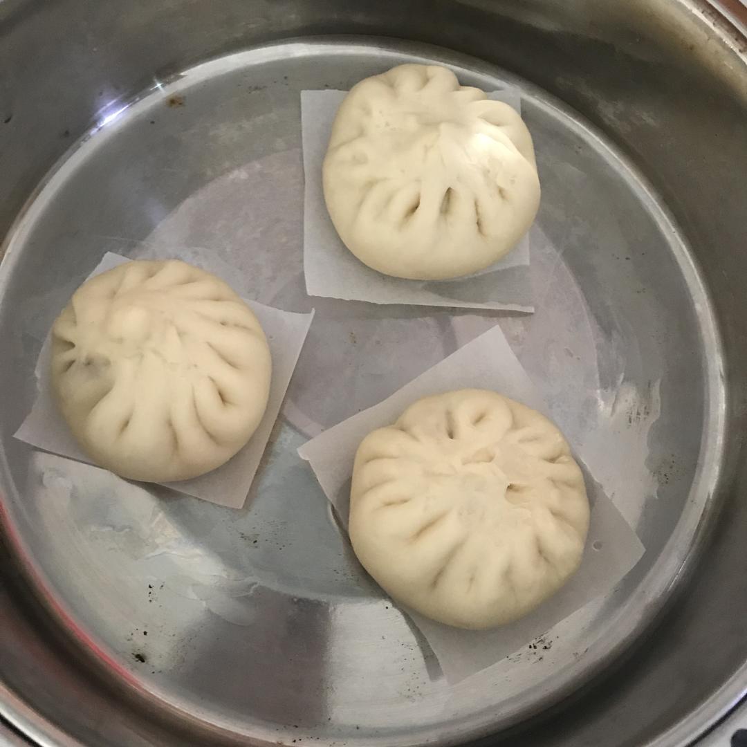 新手包子，（无泡打粉）