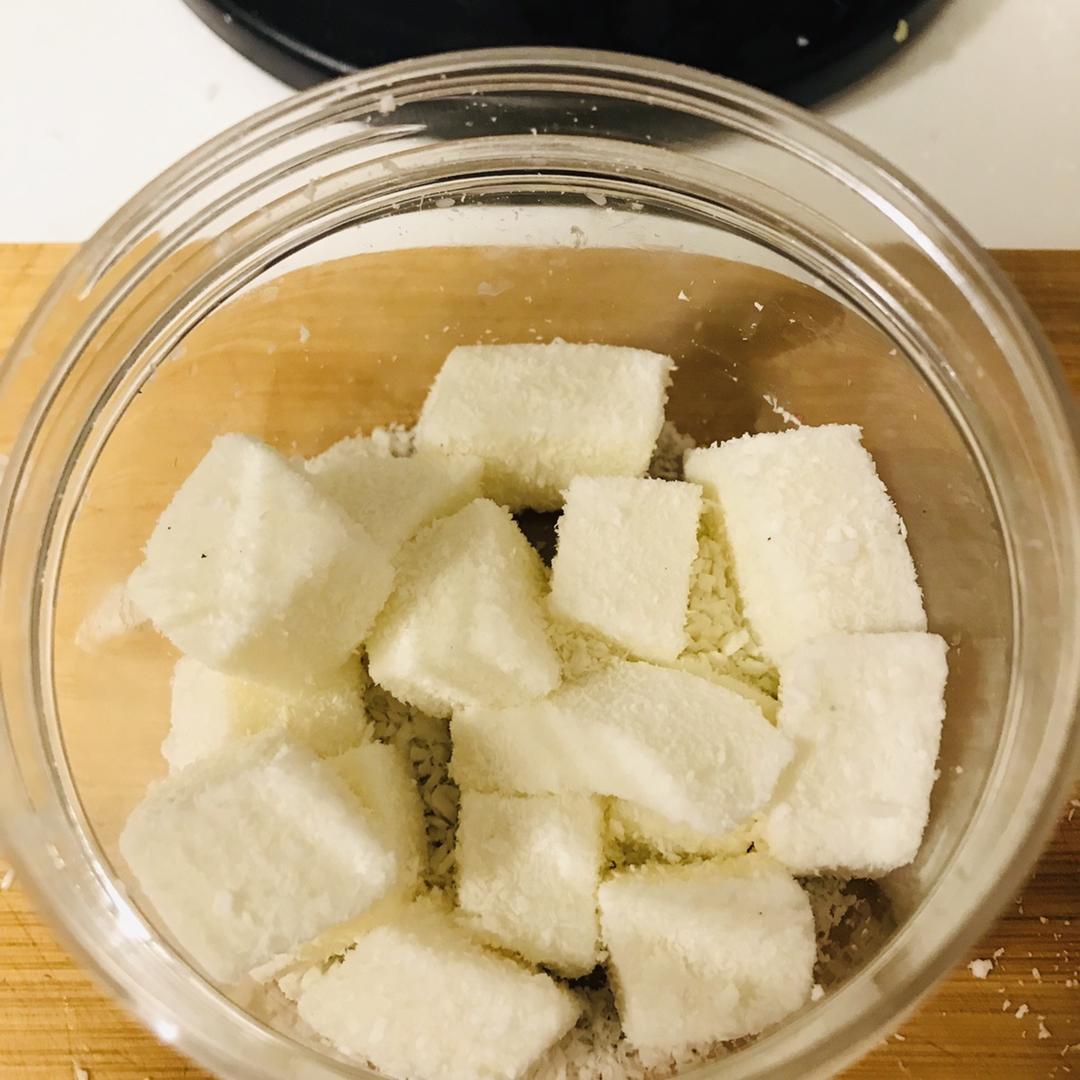 [无奶油]椰奶冻/椰丝小方