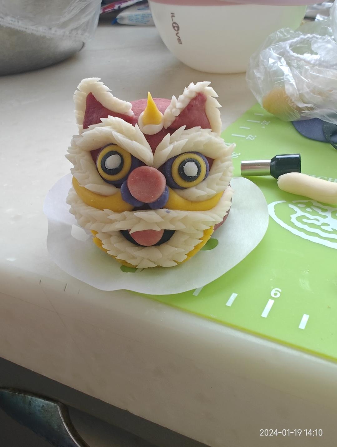 🧨潮·国粹｜萌·醒狮馒头