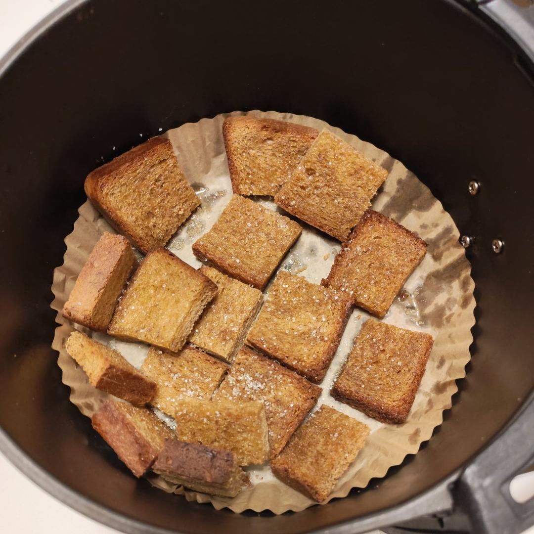 蜂蜜黄油烤吐司「空气炸锅」🍞超快手简单小甜品