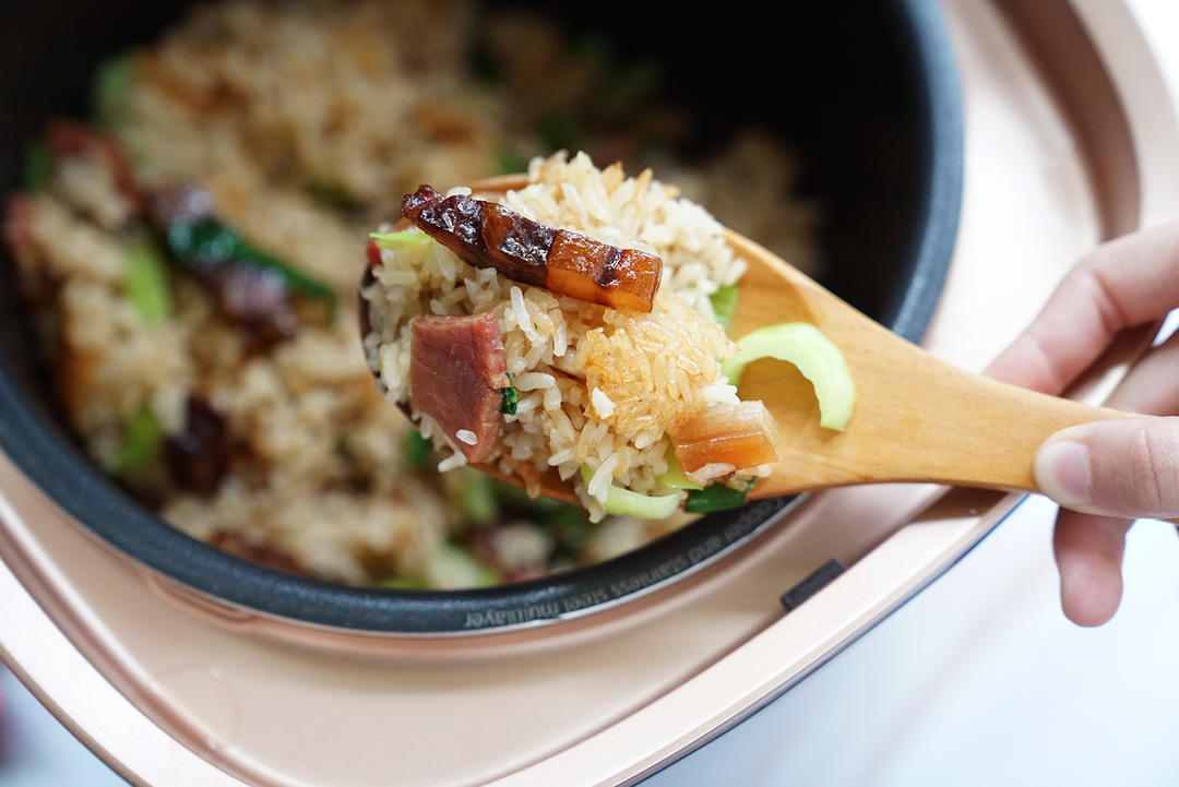 火腿菜饭的做法 步骤13