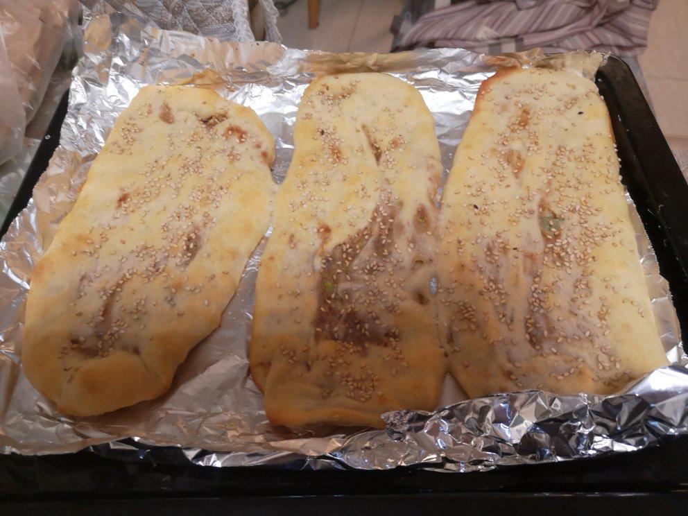 在家就能做的～街头小吃❗️❗️鲜肉锅盔