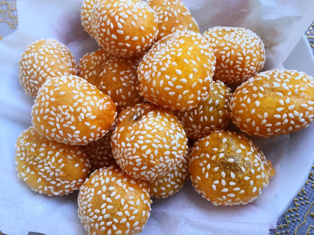 黄金球之一（南瓜芝麻球）